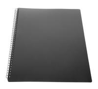 Classeur Noir PP à 20 Pochettes pour Partitions et Dessins, Format A4 | Protège les Feuilles L’usure, Consultation Aisée, Jusqu’à 40 Pages, pour Professeurs et Musiciens