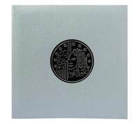 Classeur numismatique + 5 feuilles plastique - 24,5x25 cm - Métallisé