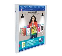ELBA Lot de 12 classeur à anneaux pour présentation POLYVISION, 20 mm