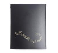 Classeur Partitions A4 4 Pages Capacité 52 Pages Dossier Détachable Pour Clavier Violon Violoncelle