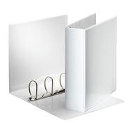 Classeur personnalisable Essentials A4, 4 anneaux, dos de 86, coloris blanc - Lot de 10