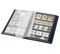 Classeur philatelique a feuilles fixes, 16 pages noires, A4, Leuchtturm, couleurs assorties