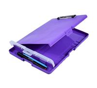 Classeur portable avec presse-papiers et étui à stylos, format lettre, boîte de rangement de documents pour hôpital, médecin, infirmière, presse-papiers avec dossiers de couleur, organisateur de en