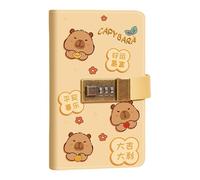 Classeur portable pour économiser de l'argent avec serrure, planificateur d'animaux de rangement, livre compact d'économie d'argent, organisateur sécurisé d'argent et de monnaie, dortoir, chambre à