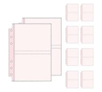 Classeur Porte-Cartes, A5 A6 Imperméable 10 Feuilles, Album Photo Porte-Cartes Sportives, Pour Photos Billets Adultes Collectionneurs Bureau École Collection