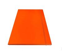 Classeur porte-documents A4 avec élastique rond, dos 1 cm, lot de 6 chemises en carton rigide 750 g avec rabats et rivets chemises avec élastique A4 pour bureau dossier porte-documents