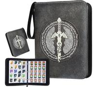 Classeur pour Amiibo Cartes, 400 Mini Amiibo Carte Album Rangement Classeur, Carte Amiibo Porte pour NFC Tag Carte (3,8x3,3 cm)