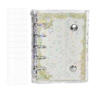 Classeur pour carnet | Classeur à motif étoile | Classeur scolaire | Pour famille, enseignant, école, salle de classe, maison, déplacement, voyage, extérieur et intérieur