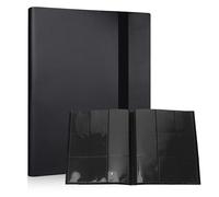 Classeur pour cartes à collectionner, Porte Carte à Collectionner 360 Cartes, Album classeur (Noir)