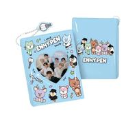 Classeur pour cartes postales avec porte-clés, album photo, livre, mini album photo, 40 pochettes (ENHYPEN)