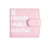 Classeur pour économiser de l'argent - Enveloppes de planification pour contrôle des espèces, style organisateur financier compact et portable, budget à 30 fentes + renforcée, design D