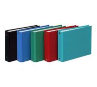 Classeur Pour Fiches Bristol - 16,5 X 24 Cm - 2 Anneaux - Exacompta