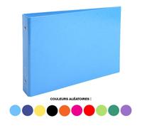 Classeur pour fiches bristol - 2 anneaux - 24 x 16,5 cm - Exacompta