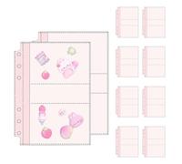 Classeur pour la collection de cartes, format A5, A6, étanche, 10 feuilles, pour afficher et collectionner des photos, enveloppes, cartes photo, billets pour et adultes