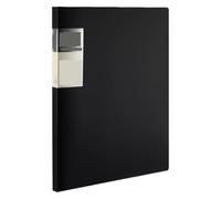 Classeur pour partitions, Classeur de fichiers musicaux multicolore A4, séparateurs transparents multicouches, 20 à 60 pages(Black-20)