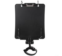 Classeur pour partitions de partitions avec rabat, clarinette lyre de fanfare, lyre rotatif à 360° pour clarinette si bémol et hautbois Noir