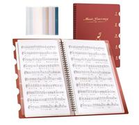 Classeur pour Partitions Musicales Classeur A4 pour Partitions de Musique