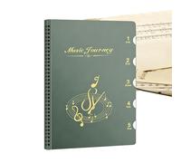 Classeur pour Partitions Musicales,Classeur Organisation Partitions Format A4 - Organisateur de pour Manuscrits | pour École Bureau Voyage Salle de Réunion Concert Présentation Professionne