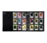 Classeur Premium avec reliure à anneaux - Konix - Jeux de cartes à collectionner - Magic The Gathering, Pokémon, Yu-Gi-Oh! - Noir