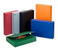 Classeur Projets - Carchivo - Orange - Carton Doublé Technique - Dimensions L.9 Cm