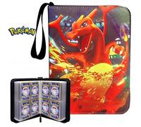 Classeur Rangement Cartes Collection - Album 400 Cartes - Compatible Pokémon, Magic, Yu-Gi-Oh - Protège-Cartes 50 Pages - GAVI