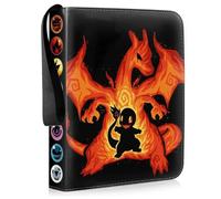 Classeur Rangement Cartes Collection - Album 400 Cartes - Compatible Pokémon, Magic, Yu-Gi-Oh - Protège-Cartes 50 Pages - GAVI