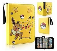 Classeur Rangement Cartes Collection - Album 400 Cartes - Compatible Pokémon, Yu-Gi-Oh, Magic - Protège-Cartes 50 Pages - GAVI