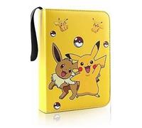Classeur Rangement Cartes Collection - Album 400 Cartes - Compatible Pokémon, Yu-Gi-Oh, Magic - Protège-Cartes 50 Pages - GAVI