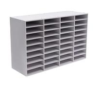 Classeur Rangement Documents,36 Slots Bureau Littérature Document Organisateur PVC Classroom BoîTe Aux Lettres Organisateur Papier,pour éColes,Sallesd'éTude,CaféS,Blanc