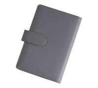 Classeur rechargeable en cuir à 6 anneaux pour planificateur budgétaire, carnet d'affaires, couverture de journal de voyage, carnet d'étudiant