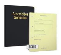 Classeur Registre Assemblées Générales - UTTSCHEID (20, Carton Rigide, Avec Recharge 100 feuillets foliotés)
