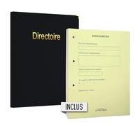 Classeur Registre du Directoire avec Recharge 100 feuillets unis et numérotés - UTTSCHEID