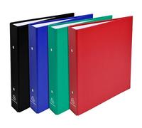 Classeur rembordé prolypropylène 2 anneaux 30mm - A5 - Couleurs assorties