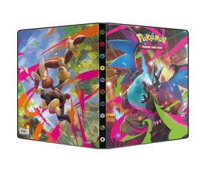 Classeur rigide Pokémon Carte à collectionner EV Cahier range-cartes 252 cartes Couverture glossy multicolore