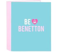 Classeur - Safta - Benetton Unique - 4 Anneaux - Couverture Rigide - Idéal Pour Enfants