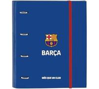 Classeur - Safta - F.C. Barcelone 2ème Équipation - 4 Anneaux - 35 Cm - 100 Feuilles A4