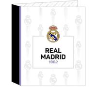 Classeur - Safta - Real Madrid 1 Equipación 22/23 - 4 Anneaux - 270x60x330 Mm - Mixte Enfant