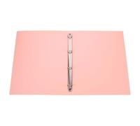 Classeur Scolaire A4 à Quatre Trous Rose, PP Métal | Documents et Fichiers, Design Créatif, Résistant à Casse, Non Déformable, Usage Personnel ou Ailleurs
