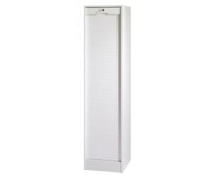 Classeur simple hauteur 170 cm Rido - Blanc - Bois - Panneaux de particules - A monter soi-même