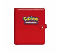 Classeur Snap Premium Rouge À 4 Poches Pour Pokémon