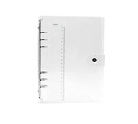 Classeur souple à anneaux standard Zhi Jin, à 6 trous, en PVC transparent A5-23.5*18cm