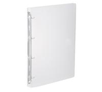 Classeur Souple A4 En Plastique - 4 Anneaux - Incolore Translucide - 2.5 Cm