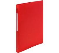 Exacompta Classeur OPAK 51195E souple 4 anneaux A4 polypropylène rouge