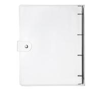 Classeur Souple Transparent A4 en Plastique pour Carnet et Agenda