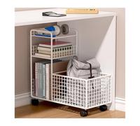 Classeur/Support d'imprimante Boîte de Rangement Livres sous Le Bureau, boîte Documents, à côté du, Support poulie Mobile Classeur pour Bureau à Domicile