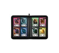 Classeur TCG Konix Premium 4 pochettes 63 x 88 mm Noir