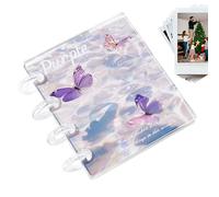 Classeur transparent, cahier avec autocollants avec 20 pages intérieures - Livre pour collection d'autocollants - pour enseignants, bureau, professionnels, projet manager, école, réunions d'affaires