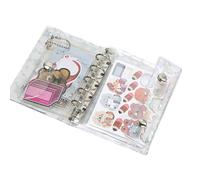 Classeur Transparent | Classeur De Stockage Personnel En PVC Avec Motif Étoilé,Protection Et Organisation Personnelle Pour Adolescentes Famille Amis