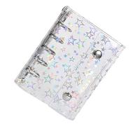 Classeur Transparent,Couverture Organisateur Cahier PVC Motif Étoiles | Protection Et Organisation Personnelle Pour Adolescentes Famille Amis