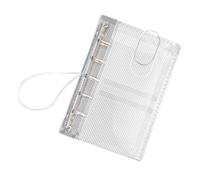 Classeur Transparent,Couverture Planificateur Rechargeable 5 Anneaux - Classeur Porte-Photos Tripliant M5 | Organisation Papier Maison Voyage Art École